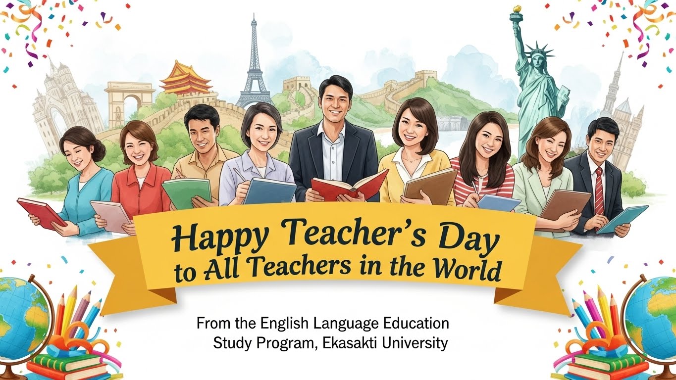 Ucapan Hangat dari Prodi Pendidikan Bahasa Inggris UNES di Hari Guru Sedunia